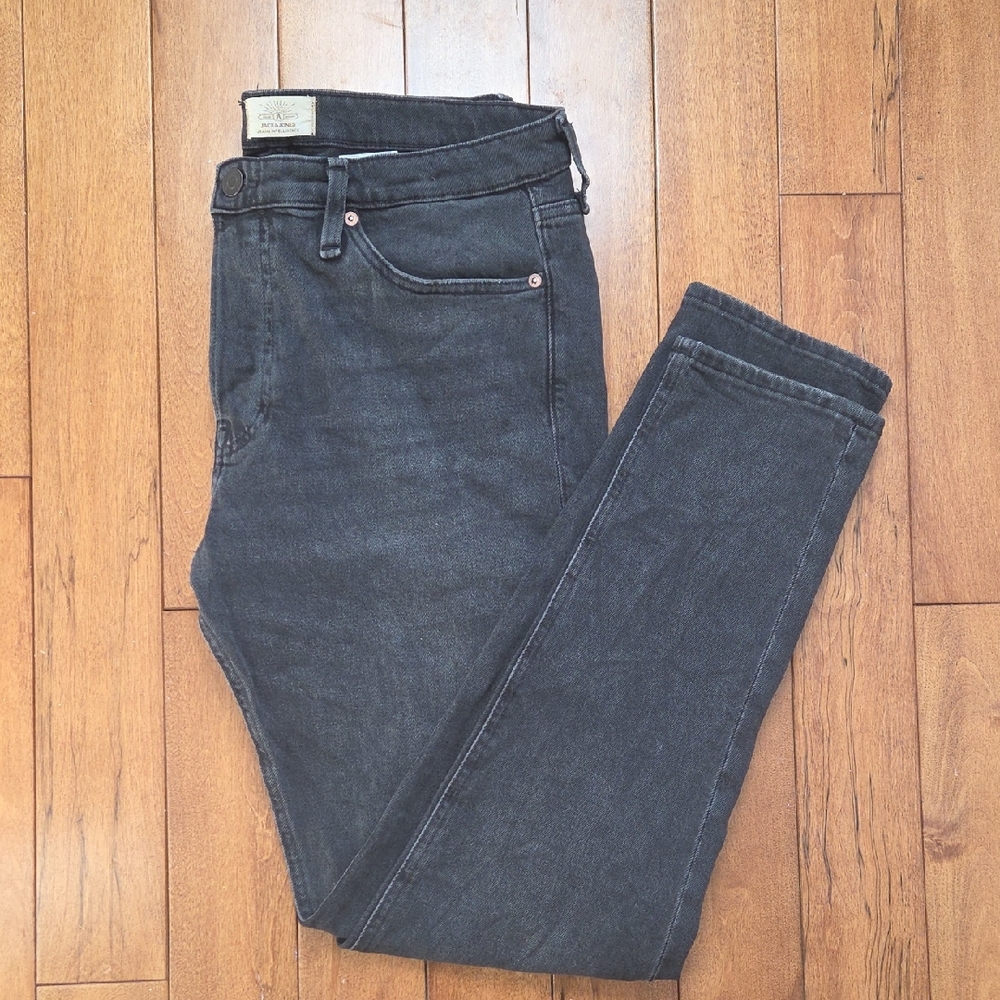 Jack & Jones Tapered Erik Black Jeans Size 33X34
